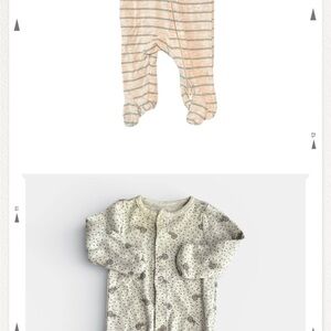 Carter's Cream and Gray Kids Nightgown